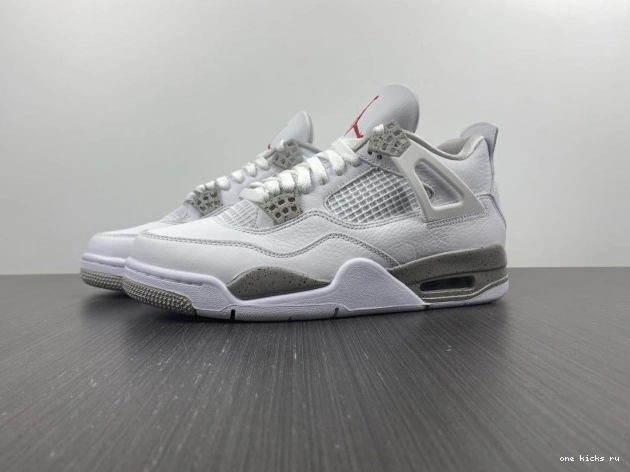 Chep Onekick (2021) Oreo CT8527-100 Retro Jordan 4 White 0604